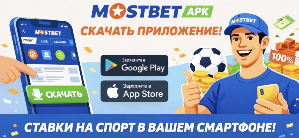 Mostbet скачать приложение
